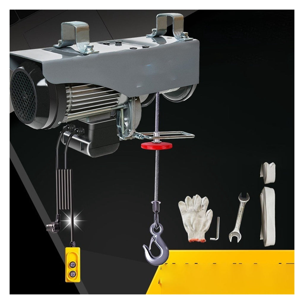 Micro Electric Hoistm,Crane Household Small Lift Hoist 1 Ton / 0.5T Winch Decoration Crane Pure Copper Motor ,Outstanding Load Capacity