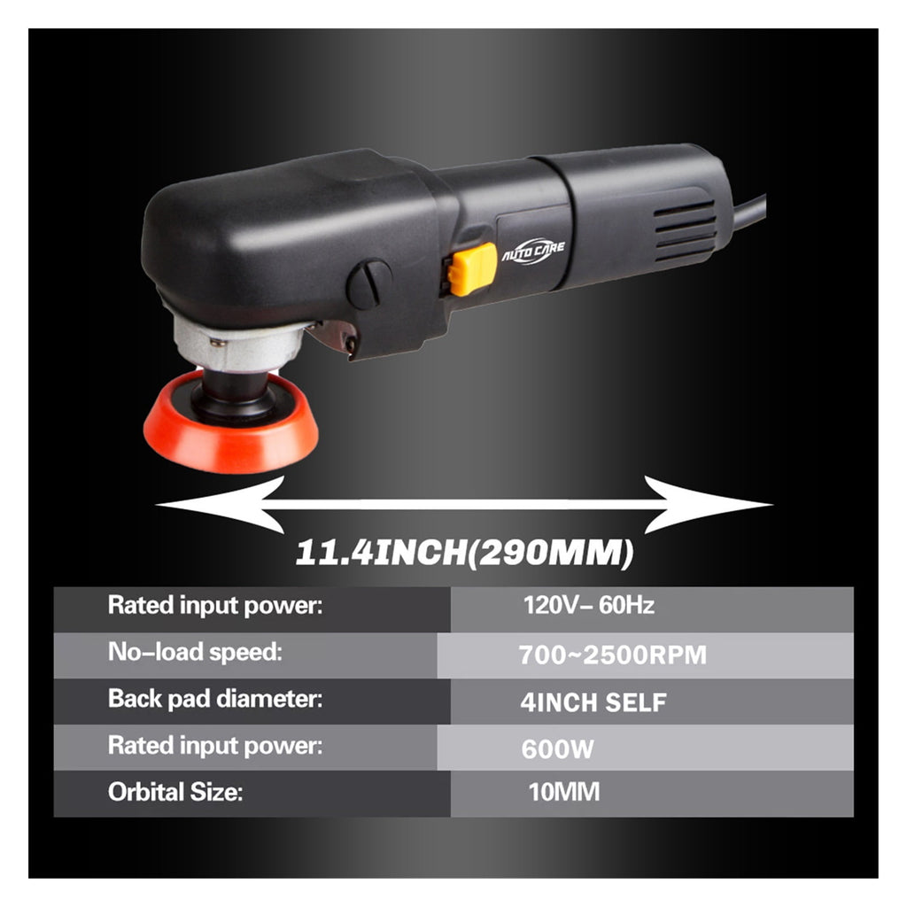 1~5Inch Electric Car Polisher Rotatory Car Polishing Machine 6 Variable Speed 2500rpm Auto Mini Polisher Detail Polish Buffer ,Easy to Use