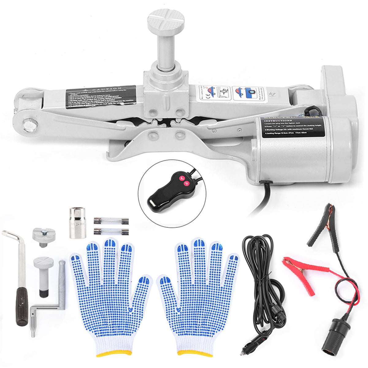 KIMISS Car Automatic Electric Lifting Jack Garage Emergency Equipment