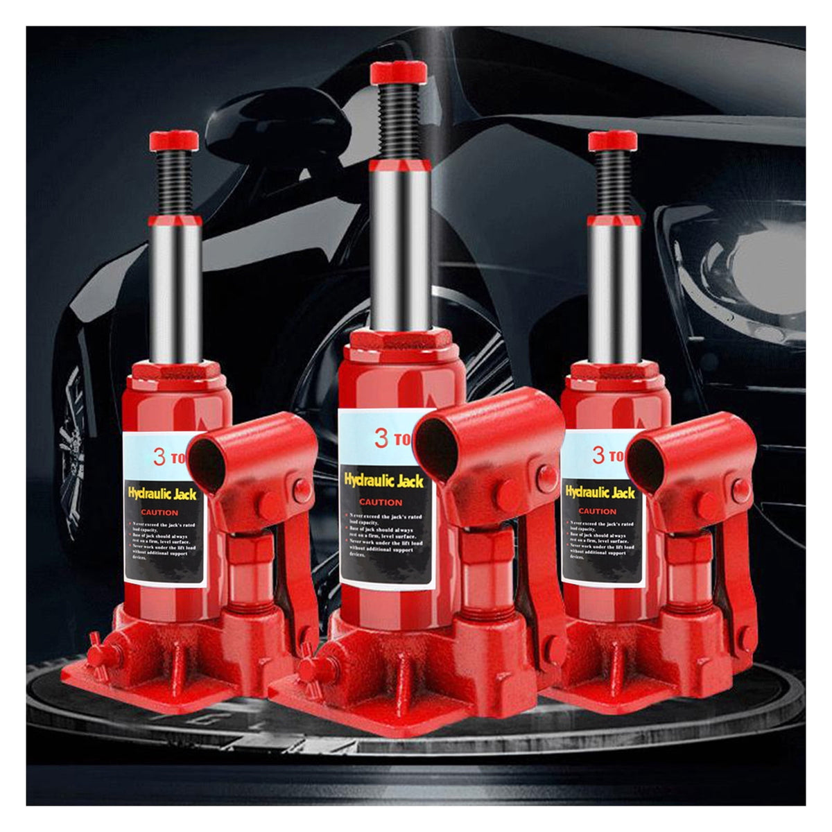 Heavy Duty Handcranked Hydraulic Jack Household Portable Lifting Bottle Jack Automotive Jack For Car Boat Caravan Truck Van ,Easy to Use
