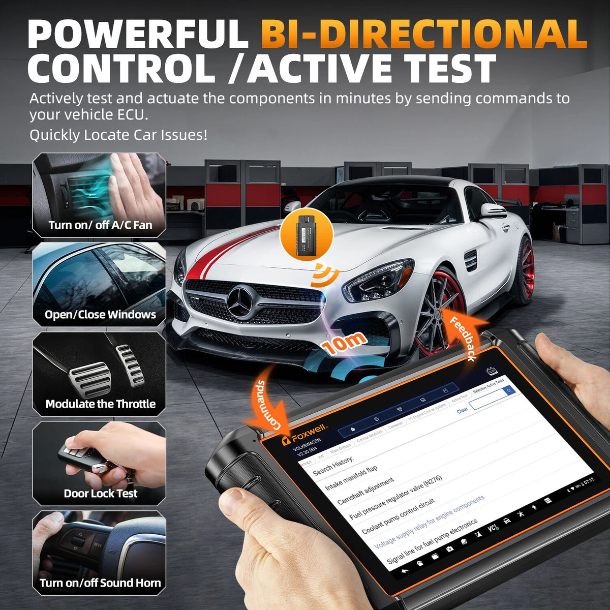 FOXWELL NT909 with BM310 OBD2 Scanner