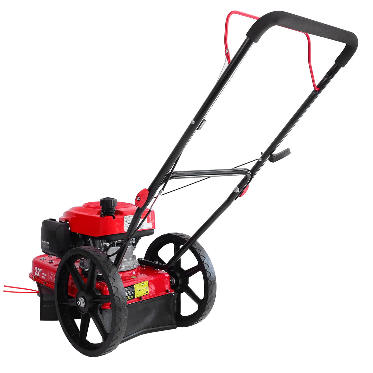 PowerSmart 161CC 22-inch Gas-Powered Walk-Behind String Trimmer Efficient Lawn Care Tool for Areas