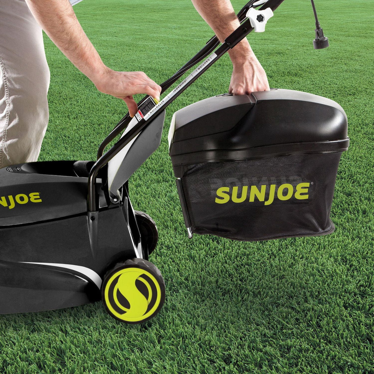 Sun Joe MJ401E Electric Lawn Mower, 14 inch, 12 Amp