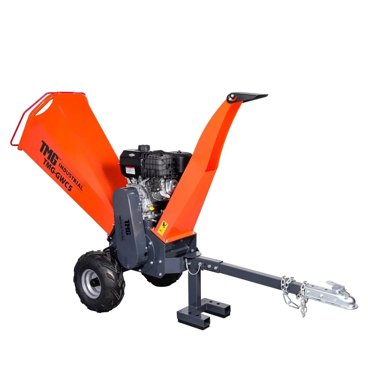 4-3/4" Wood Chipper with 13.5HP Briggs & Stratton Gas Engine, 2" Hitch Tow-Behind TMG-GWC5