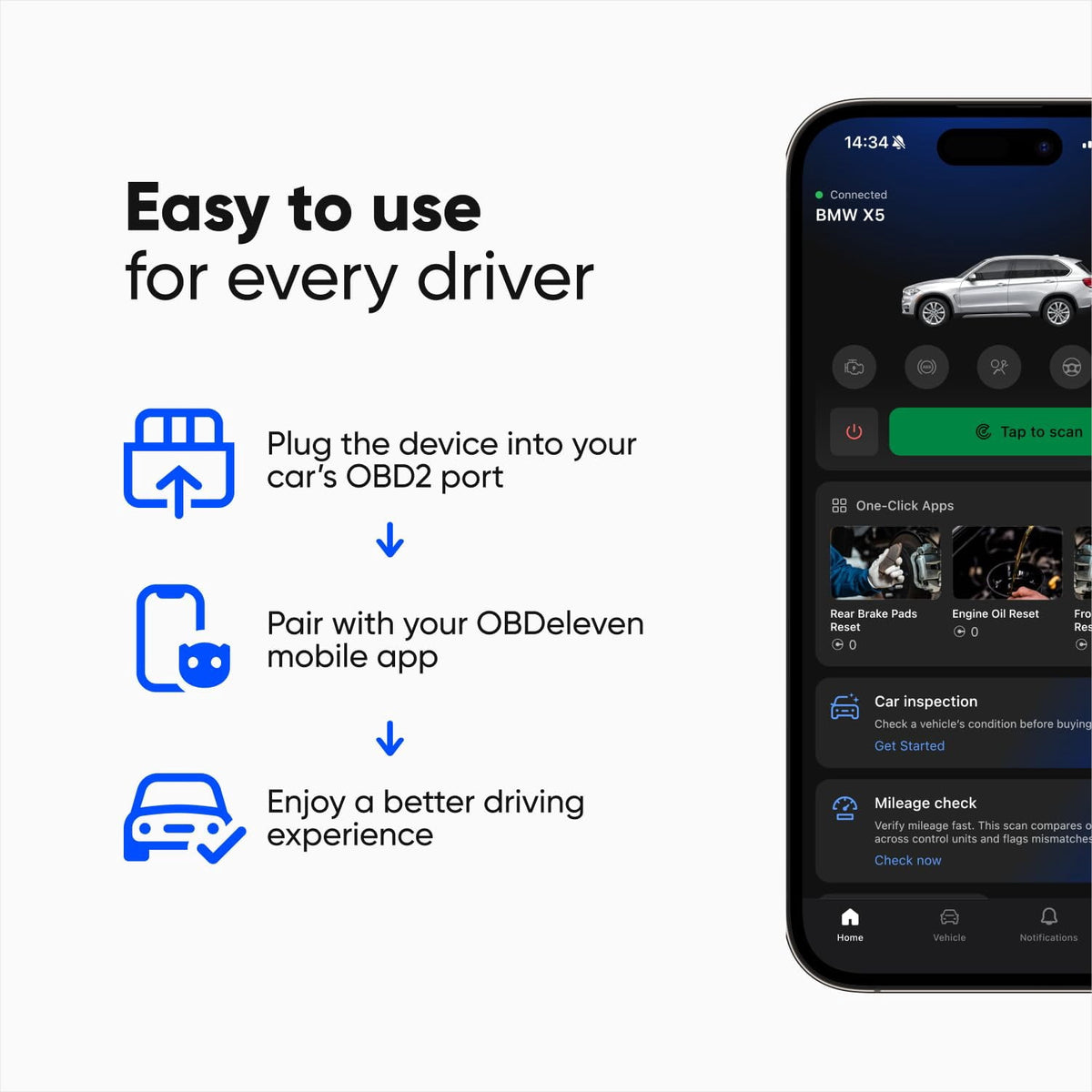 Code Reader OBDeleven 3 Ultimate Professional OBD2 Bluetooth