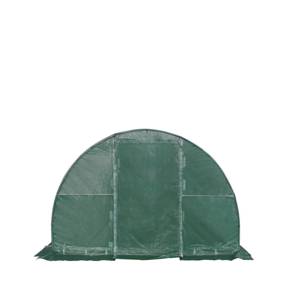 TMG Industrial Tunnel Greenhouse Grow Tent, 10' x 30', Ripstop Leno Cover, Cold Frame, Roll-Up Mesh Windows, Round Top Roof, TMG-GH1030R