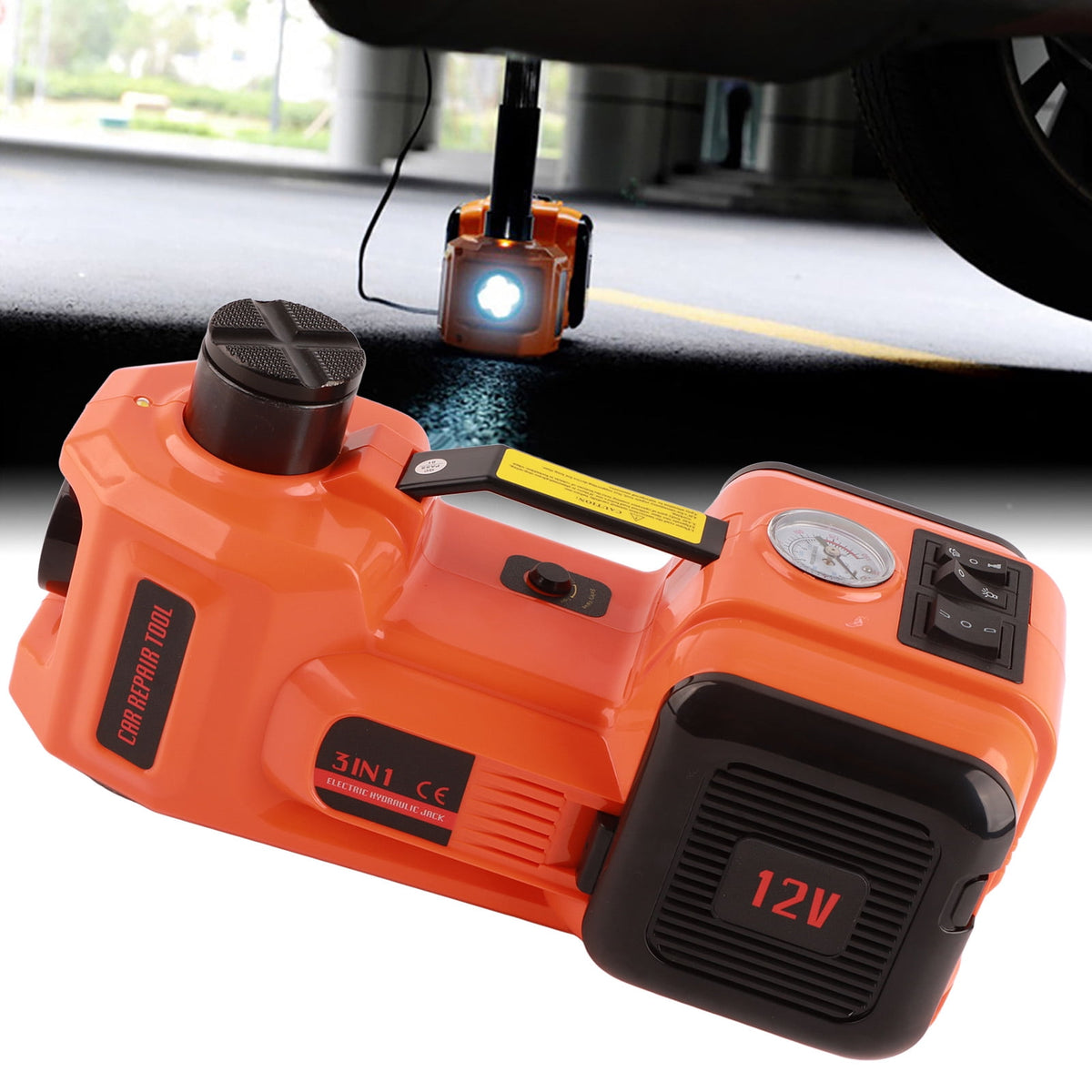 5Ton 12V DC Automotive Car Electric Hydraulic Floor Jack Lift Garage and Emergency Equipment