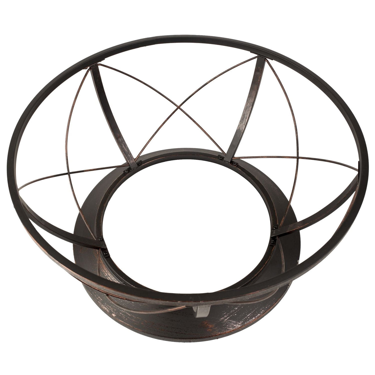 Pleasant Hearth OFW717RC Palmetto Fire Pit with Cooking Grid