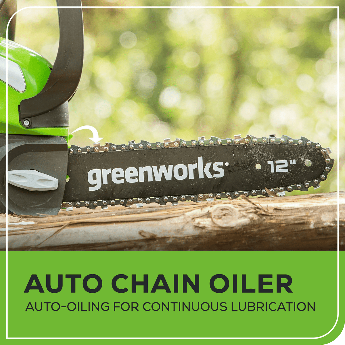 Greenworks 40V 12" Chainsaw (Tool Only)