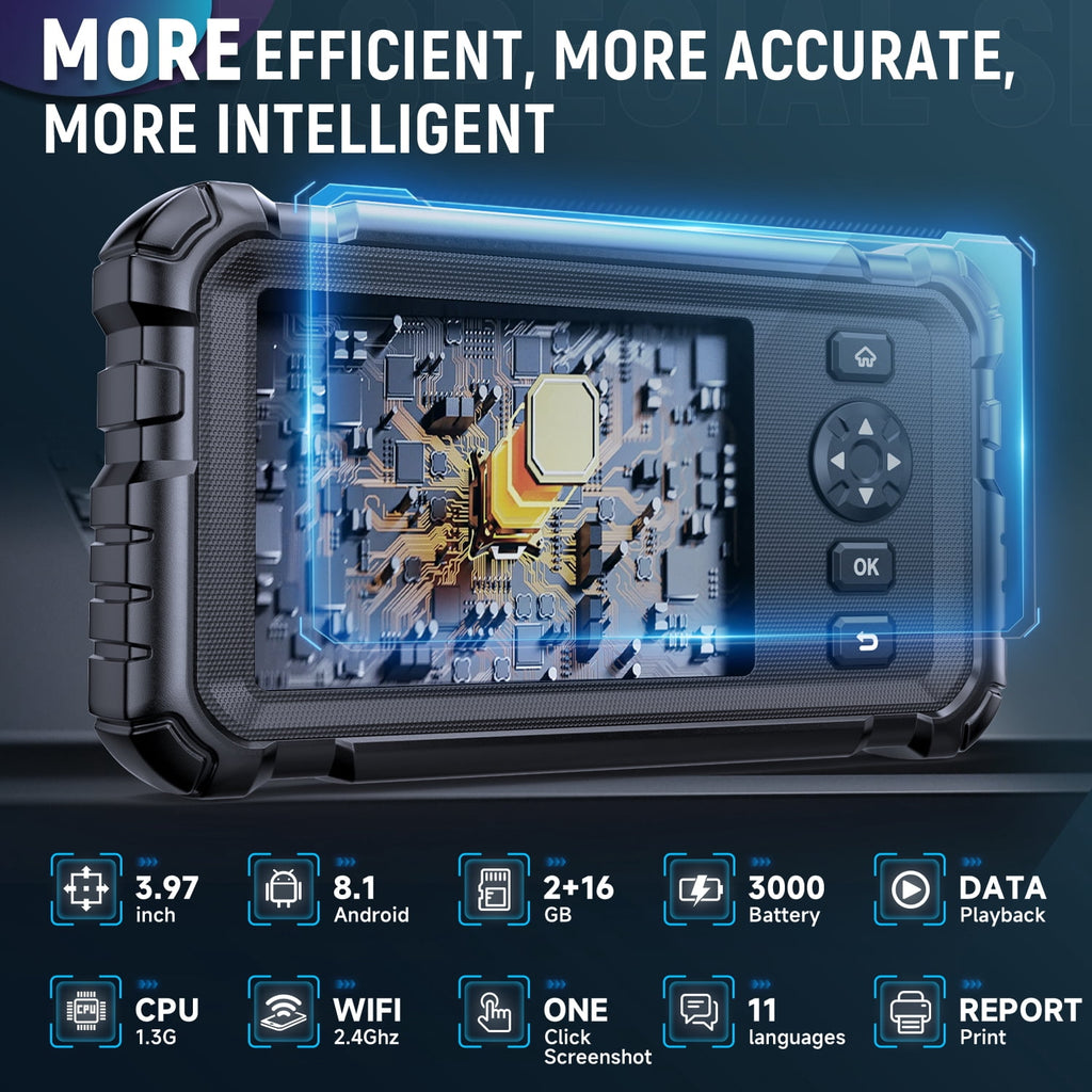 LAUNCH CRP129HD Heavy Duty Truck OBD2 Scanner Diagnostic Tool Speed Limit Adjust DPF