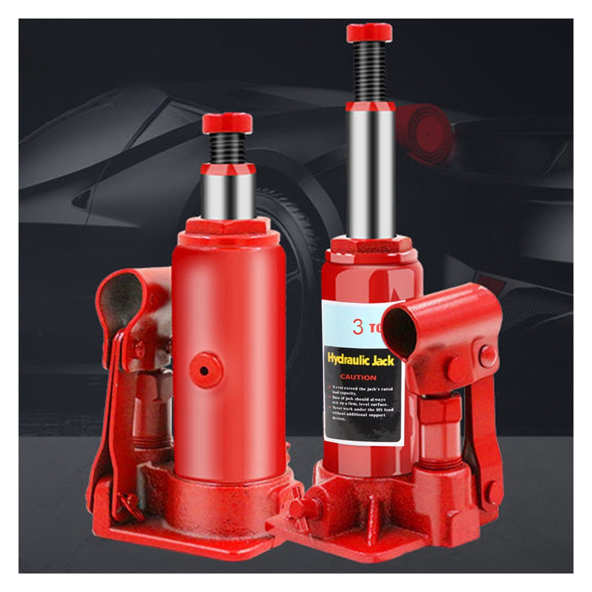 Heavy Duty Handcranked Hydraulic Jack Household Portable Lifting Bottle Jack Automotive Jack For Car Boat Caravan Truck Van ,Easy to Use