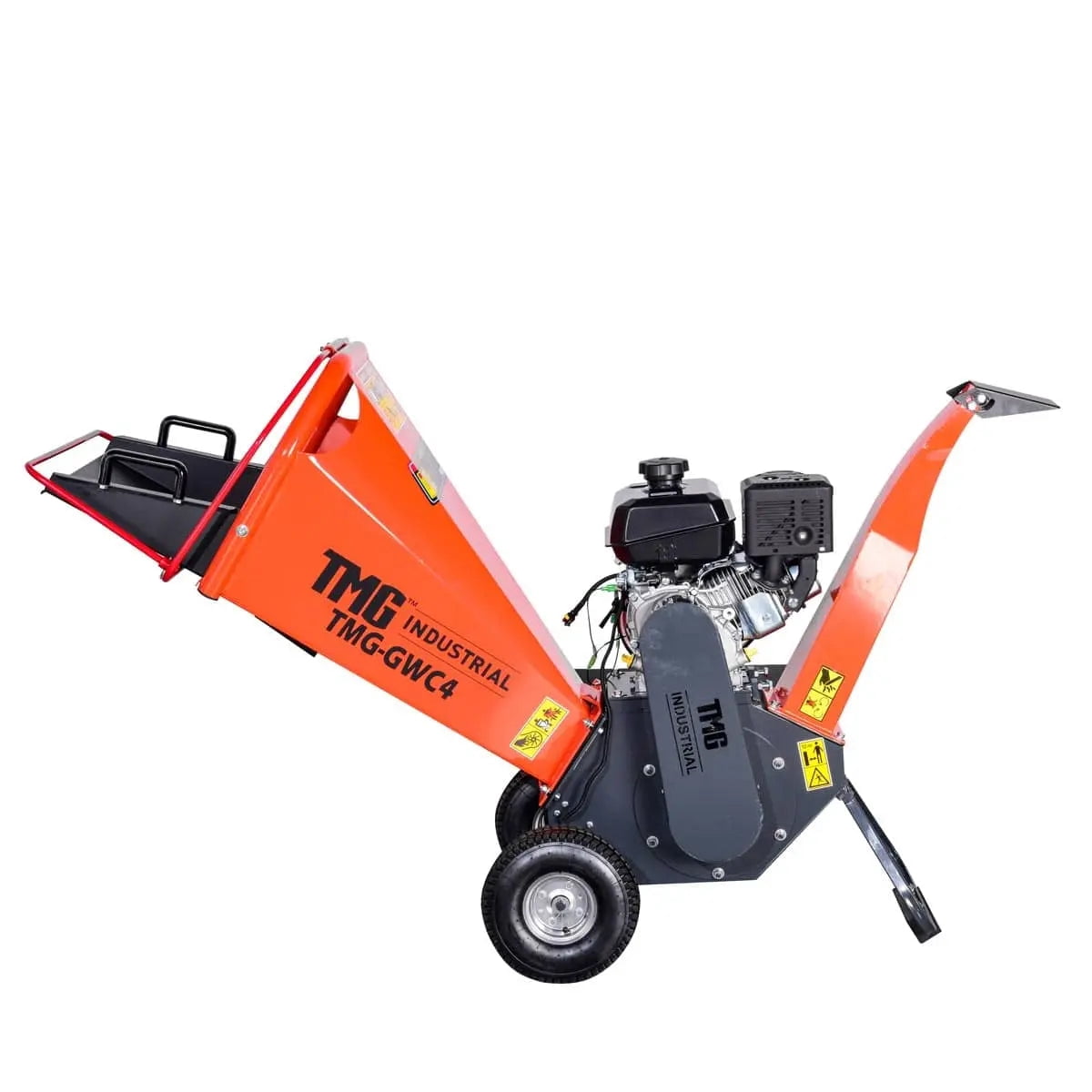 TMG Heavy Series™ 4" Wood Chipper Powered by 7 HP Kohler Command Engine, 6'' Reversible Blades, Dual Belt Drive, TMG-GWC4