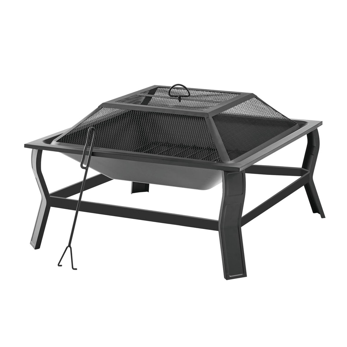 Mainstays 30 in. Square Steel Fire Pit