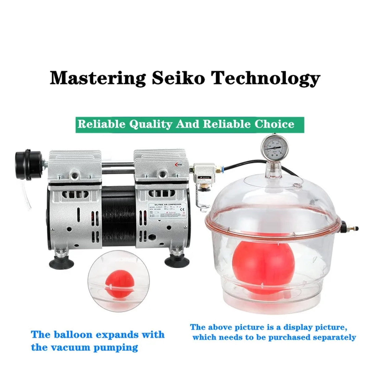 Oil Free Vacuum Pump Small Industrial Air Extraction Pump Test Room Suction Filtration Silent Negative Pressure Pump ,Easy to Operate