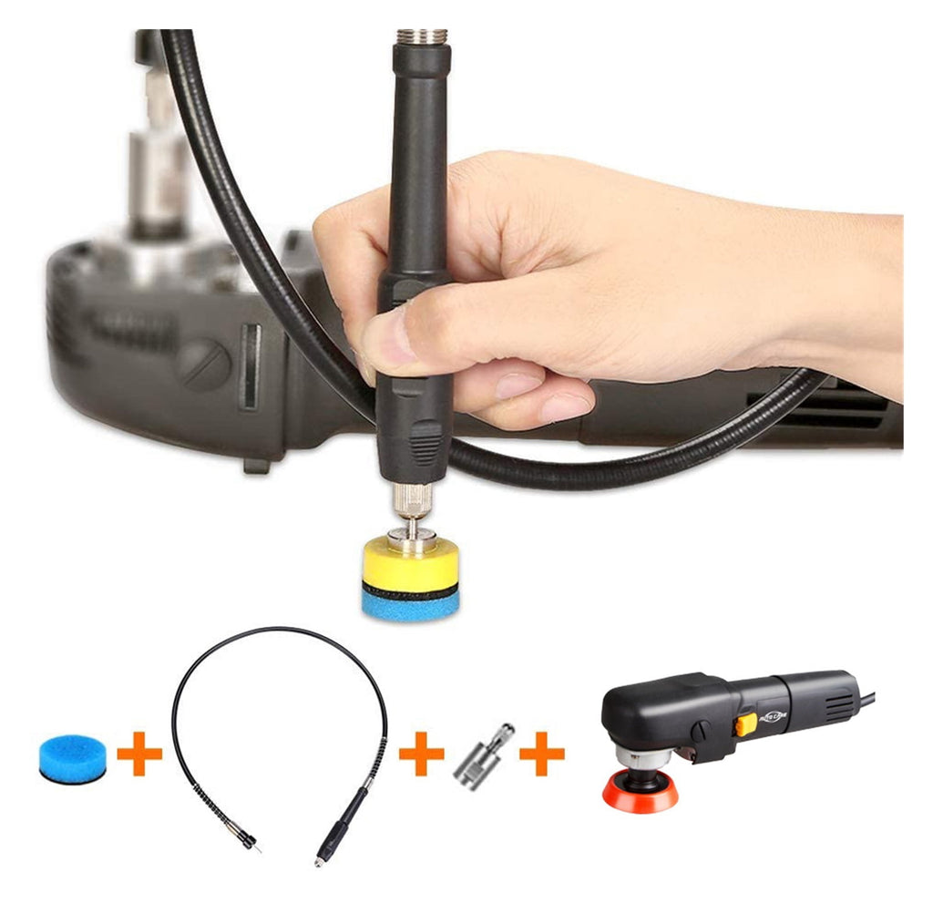 1~5Inch Electric Car Polisher Rotatory Car Polishing Machine 6 Variable Speed 2500rpm Auto Mini Polisher Detail Polish Buffer ,Easy to Use