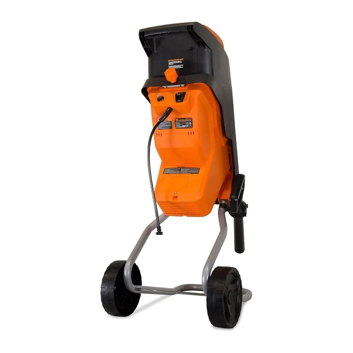 15-Amp Electric Wood Chipper And Shredder With Rolling Feature ,Multi Purpose