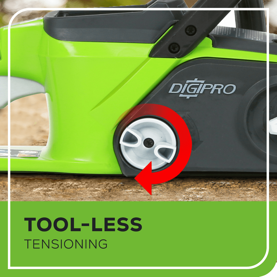 Greenworks 40V 14" Cordless Brushless Electric Chainsaw (Tool Only), [75+ Compatible Tools]