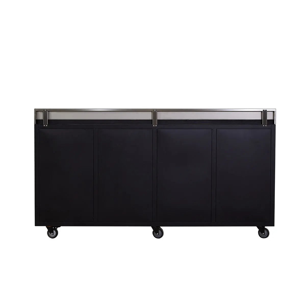 TMG Industrial TMG Heavy Series 7-Ft 24-Drawer Workbench with Stainless Steel Top, Ball Bearing Double Slides & Casters, TMG-WB724