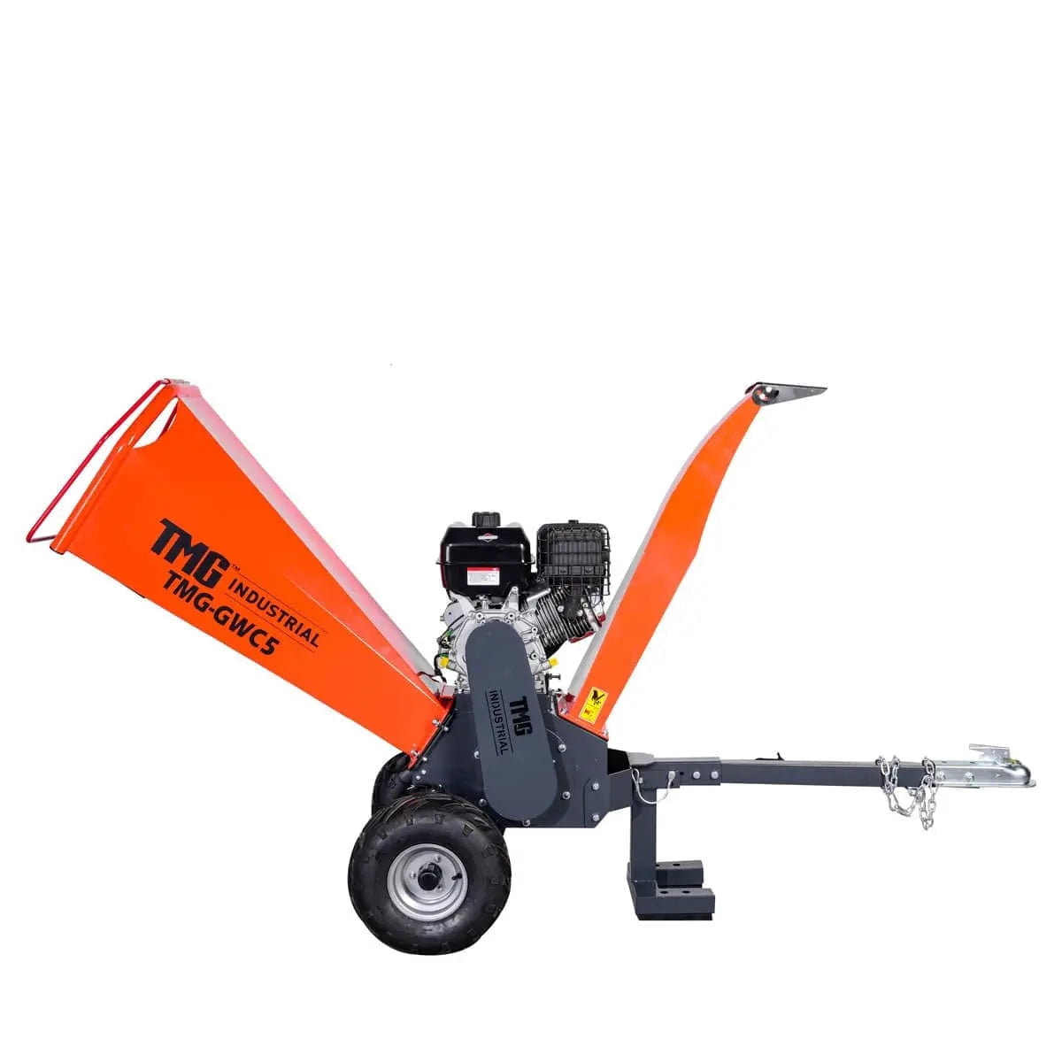 4-3/4" Wood Chipper with 13.5HP Briggs & Stratton Gas Engine, 2" Hitch Tow-Behind TMG-GWC5