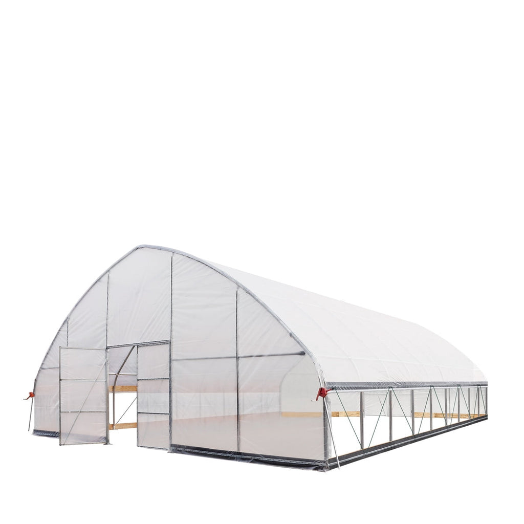 30' x 40' Commercial Tunnel Greenhouse with 6 Mil Clear Poly Covers and Roll-Up Sides TMG-GH3040-V2 (Previously GH3040)