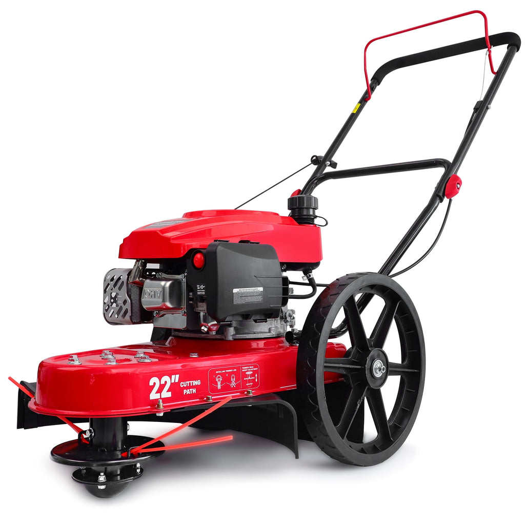 PowerSmart 161CC 22-inch Gas-Powered Walk-Behind String Trimmer Efficient Lawn Care Tool for Areas