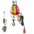 VEVOR 2-in-1 Electric Hoist Winch, 660 lb Capacity, 1500W, 98.4 ft Lift, 62 ft/min, Wired and Wireless Controls