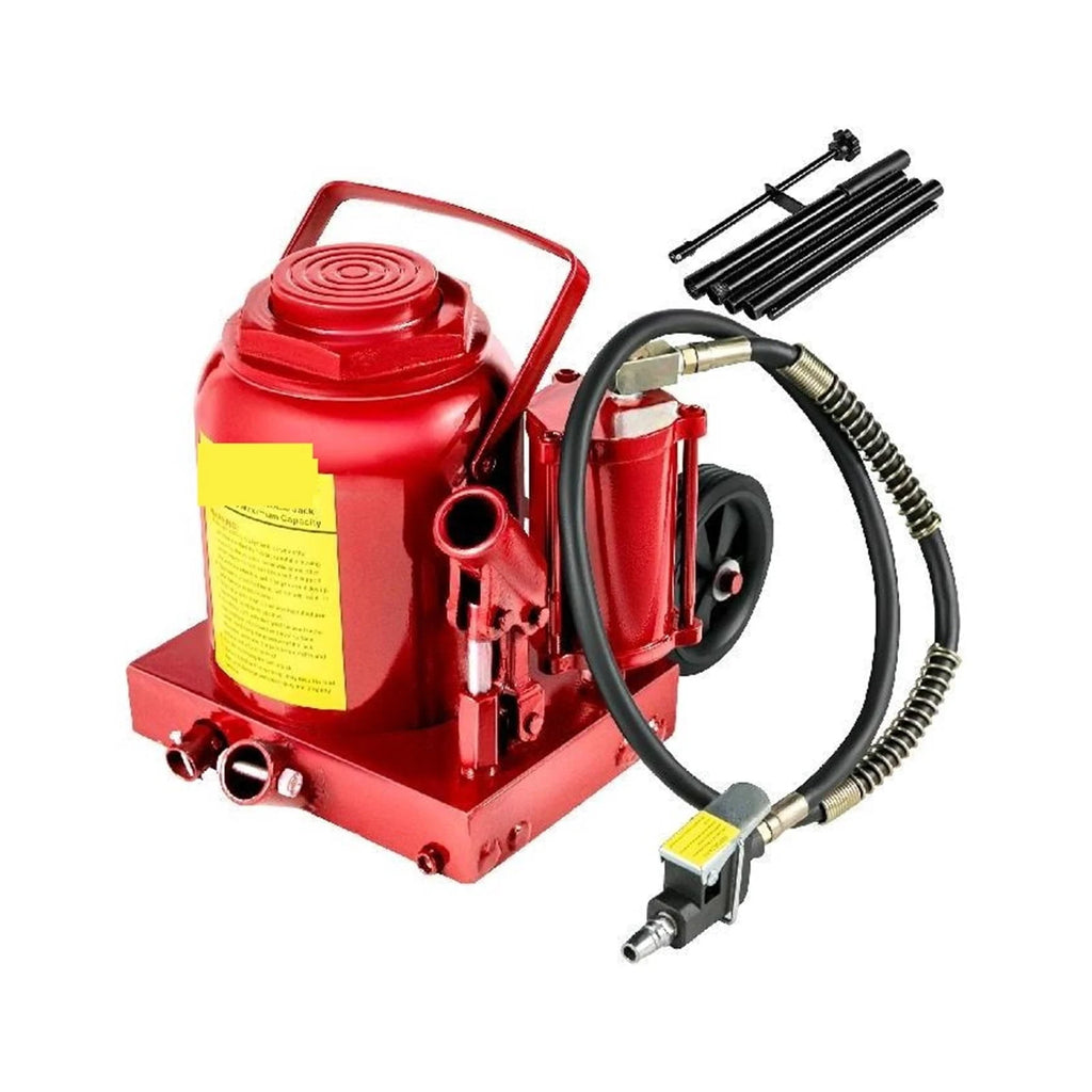 50 Ton Air Hydraulic Bottle Jack Reach 43cm Height Max 220PSI Pressure Car Repair Tool Lifting Vehicles Heavy-Duty Machine ,Stable and Secure