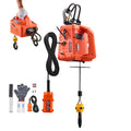 VEVOR 3-in-1 Electric Hoist Winch, 1100 lb Capacity, 1500W, 25 ft Lift, Manual, Wired and Wireless Controls
