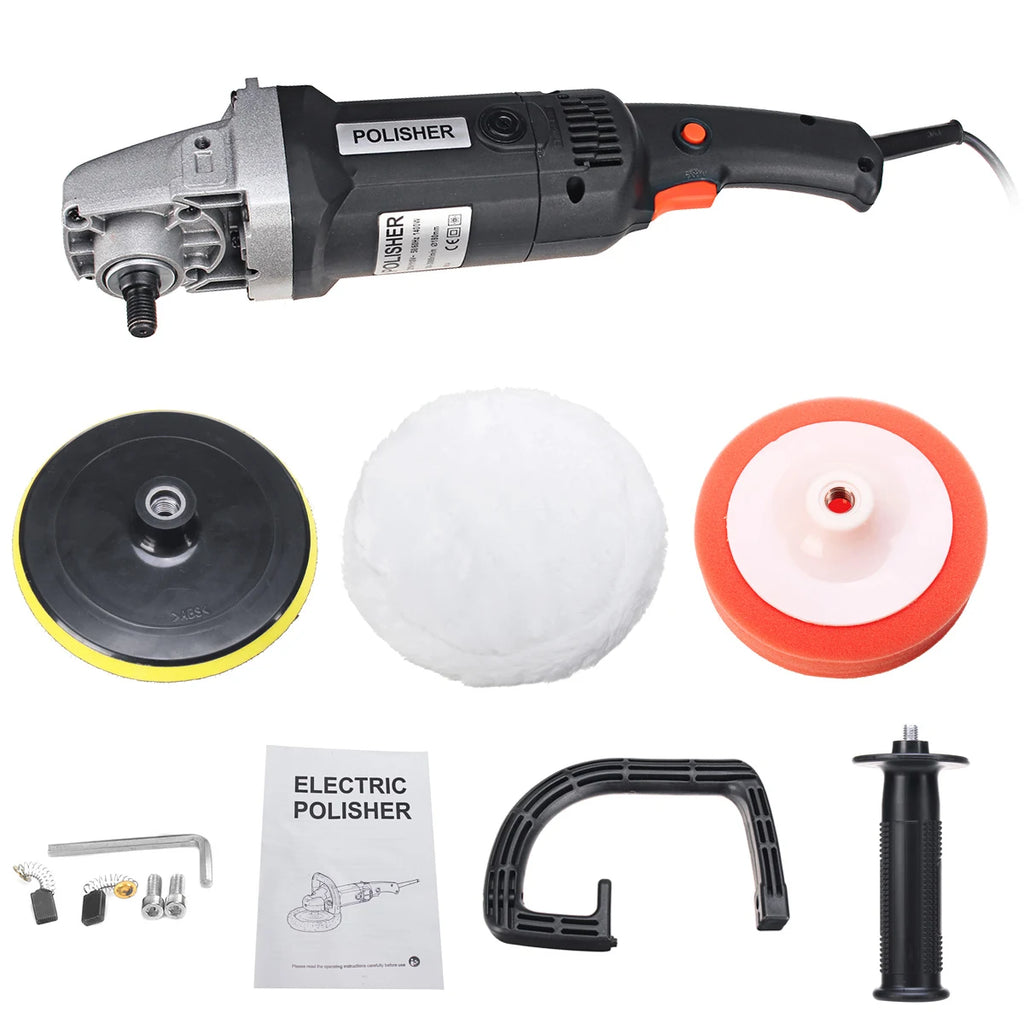 8 Speed Adjustable 1400W Car Polisher Electric Floor Polisher Polishing Variable Speed Machine Auto Polisher Sanding Machine ,Easy to Use