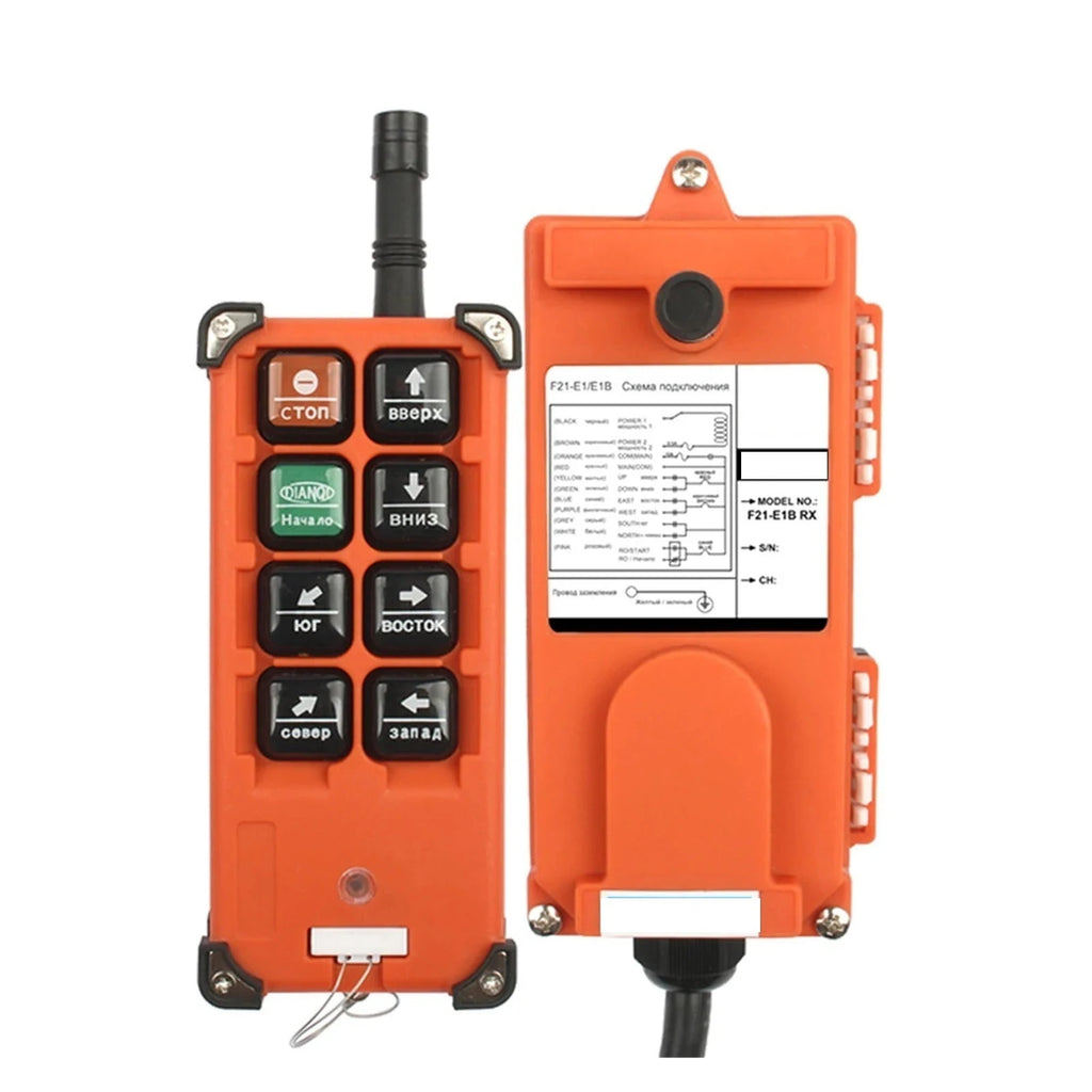 F21-E1B Industrial Remote Controller Switches DC 12V 24V 36V Hoist Crane Control Lift Crane Lift ,Easy to Operate