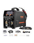 VEVOR Pro MIG Welder 250A Pluse Mig Welding Machine 5-in-1 Synergic Welder Machine