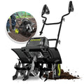 15.0-Amp 16-Inch Electric Tiller/Cultivator w/ 6-In Wheels