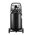 KFFKFF 10-Gallon Air Compressor, 2HP 4.8 SCFM at 90PSI, Max 125PSI Pressure Oil-Free Air Compressor Tank, Portable on Wheels for Auto Repair, 120V