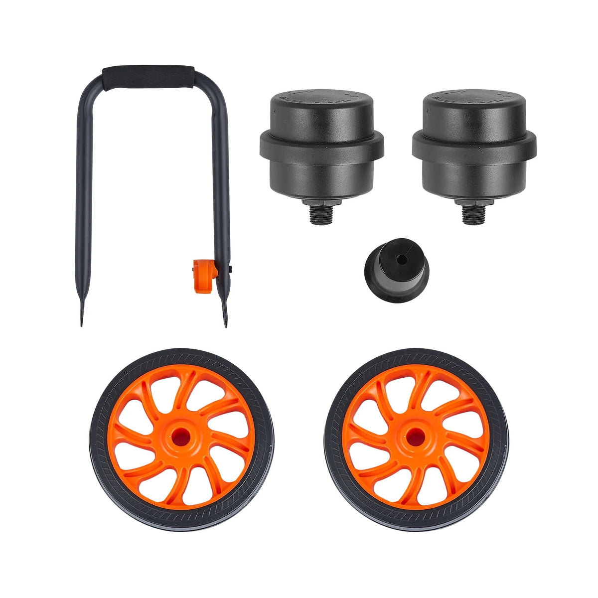 KFFKFF 6.3-Gallon Oil-Free Air Compressor, 2 HP, 3.35 CFM at 90 PSI, 116 PSI Max, 70 dB
