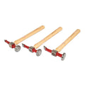 3pc Professional Auto Body Hammer Set (Pick, Curved and Straight)