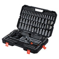 KFFKFF 253-Piece SAE/Metric Mechanics Tool Set, 1/4, 3/8 and 1/2 Inch Drive, Sockets, Wrenches, Bits and Case