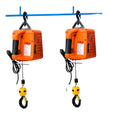 500 kg Portable Electric Winch Hoist with Manual, Wired and Remote Controls for Lifting and Pulling