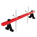Heavy-Duty Engine Support Bar - Adjustable Transmission Jack Holder with 2 Rotating Hooks, Dual Steel Construction for Car & Truck Repair Garage