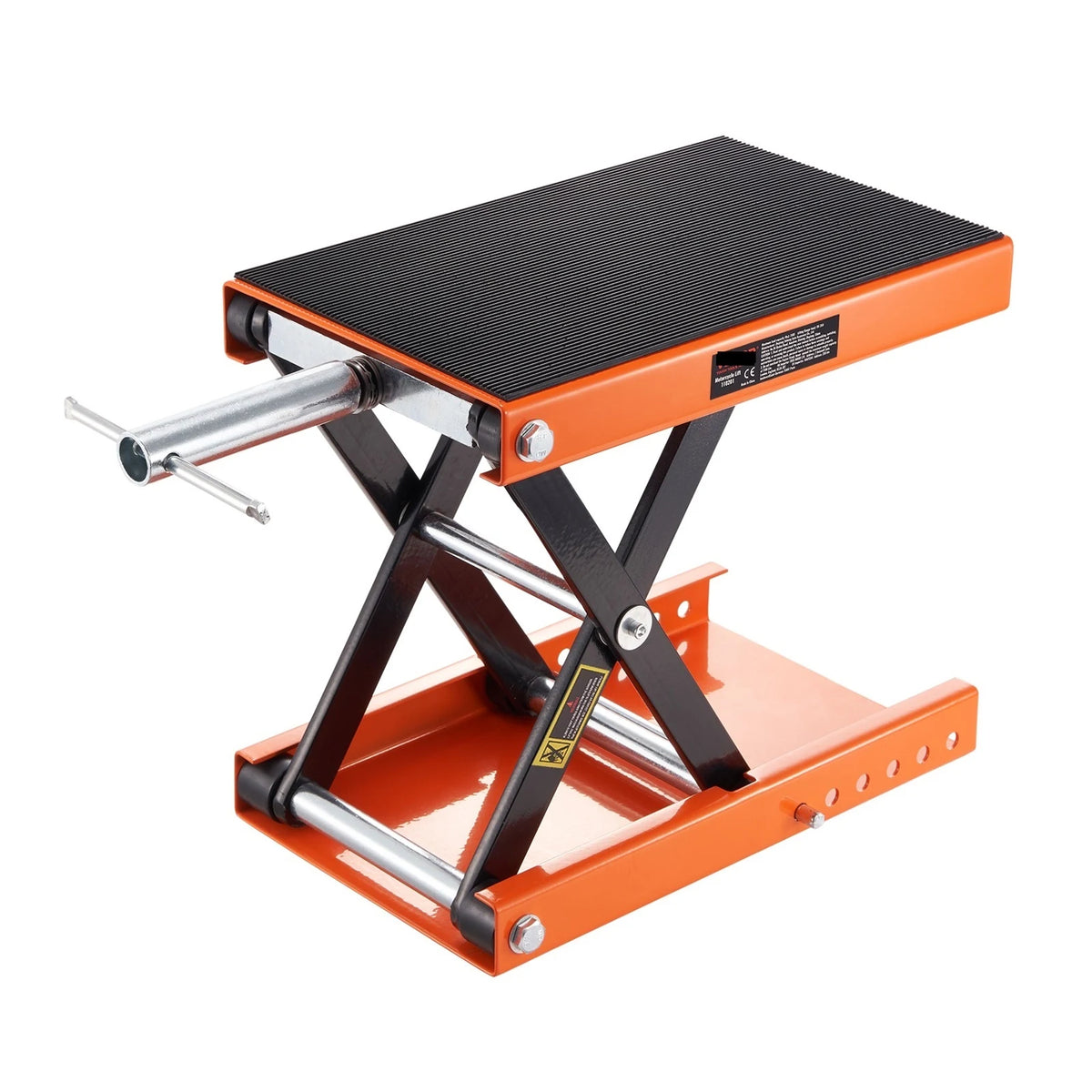 Motorcycle Lift 350/1100/1500 LBS Capacity Motorcycle Scissor Lift Jack With Wide Deck & Safety Pin For Bikes Motorcycles ,Easy to Use