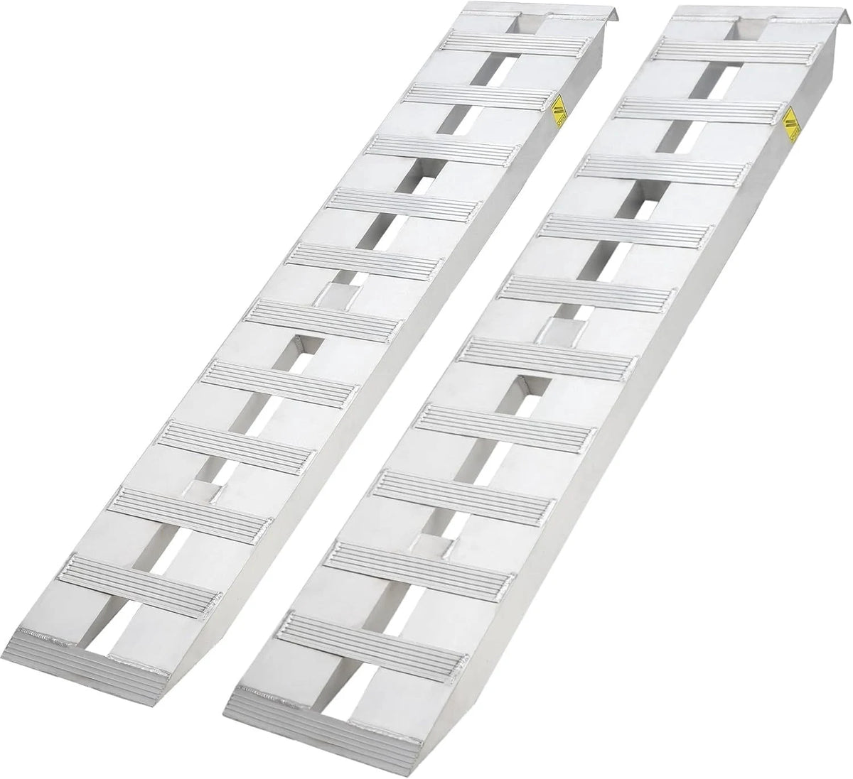 Aluminum Loading Ramps, 6000lbs Capacity for ATV, Motorcycle, Quad, Lawn Mower, Snow Blower, 72"x15", 2pcs