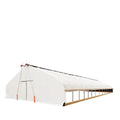 TMG Industrial TMG-GHD3060 30x60 Ft Light-Deprivation Greenhouse, 6-mil Blackout Tarp, Clear Film and Roll-Up Sides