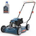 SENIX LSPG-L4 20" 144cc 4-Cycle Gas Powered Push Walk-Behind Lawn Mower, Side Discharge, Steel Deck