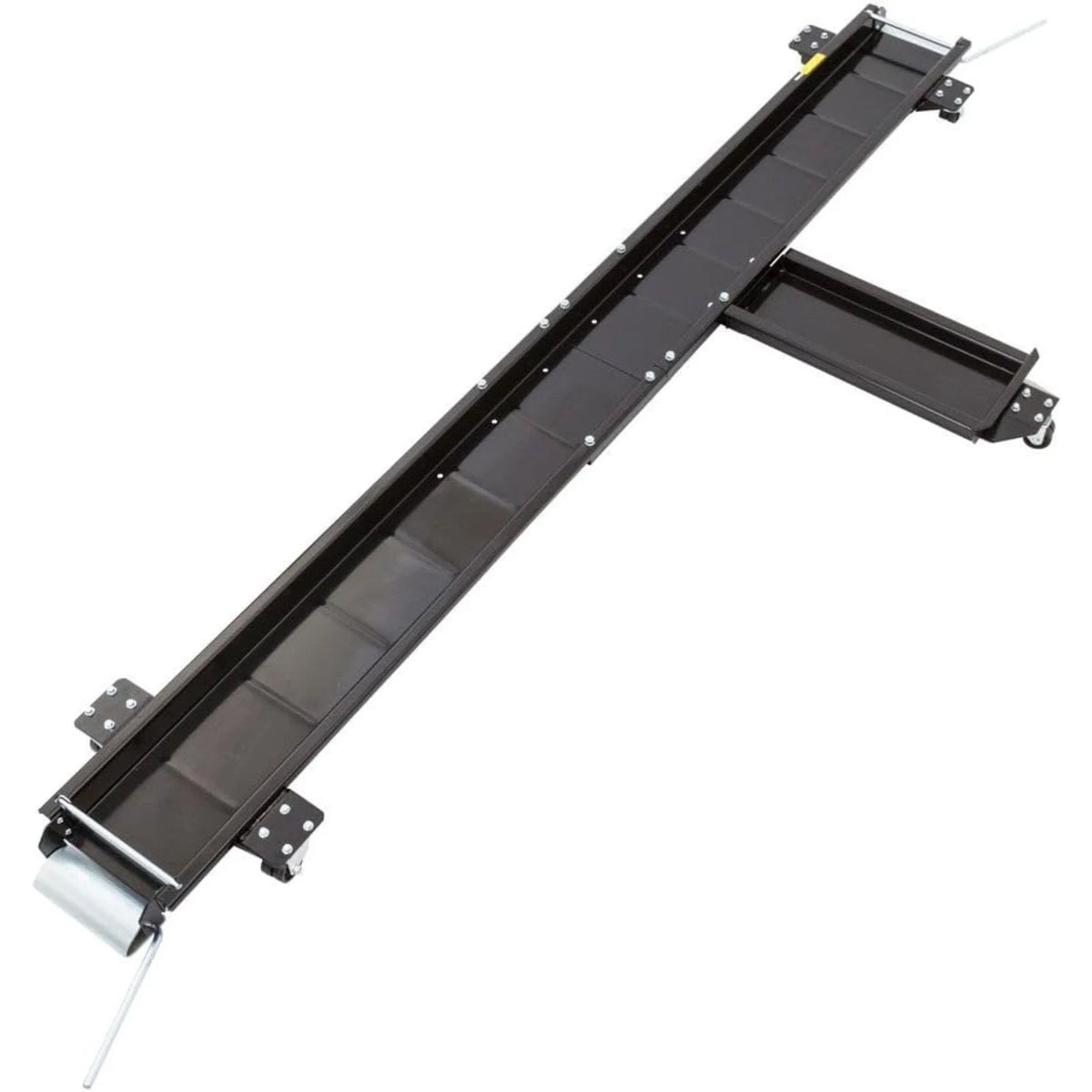 Black Widow Heavy Duty Motorcycle Dolly, Chopper & Cruiser Garage Storage Ramp, Black