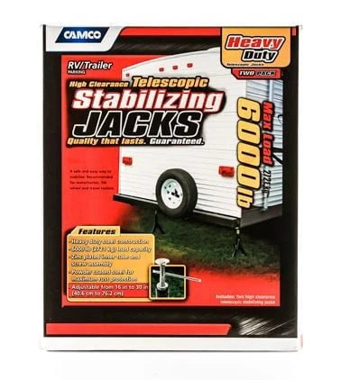 EAZ LIFT Adjustable Telescopic RV Jack, 16 to 30 Inches, 6,000 Pound Capacity