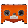 KFFKFF 25-Gallon Benchtop Sandblasting Cabinet, 40-120 PSI, Steel Construction, Blasting Gun and 4 Ceramic Nozzles