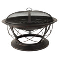 Pleasant Hearth OFW717RC Palmetto Fire Pit with Cooking Grid