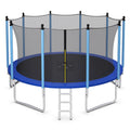 Patiojoy 15Ft Jumping Exercise ASTM Certified Approved Recreational Trampolines with Enclosure Net