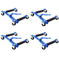 Hydraulic Wheel Dollies, Set of 4, 6000 lb Capacity, Foot Pedal Car Skates for Tire Repair and Vehicle Positioning