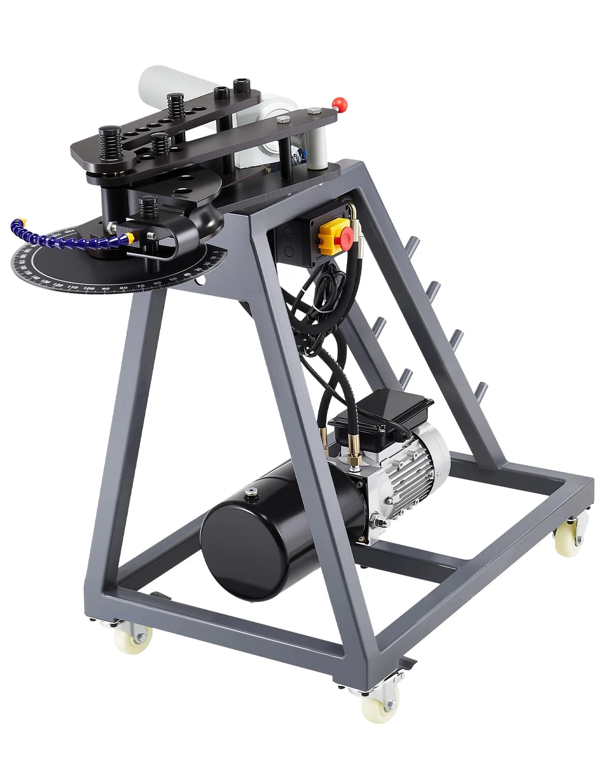 VEVOR Electric Tube Bending Machine 750W Pipe Tubing Bender with 6L Hydraulic Cylinder