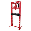 PioneerWorks 12-Ton Hydraulic Shop Press, Heavy-Duty H-Frame Benchtop Press with 2 Press Plates